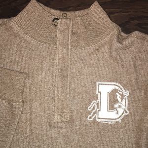 Men's Half-Zip Pullover Shirt - Taupe